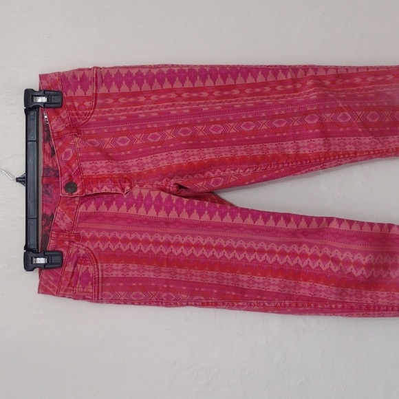 Flip Side Pink Low Rise Reversible Skinny Jeans Size 5 - Picture 4 of 16